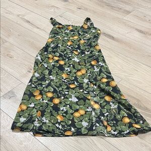 Commense Black and Green Midi Dress